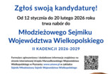 Nabór kandydatów na Radnych Młodzieżowego Sejmiku Województwa Wielkopolskiego II kadencji
