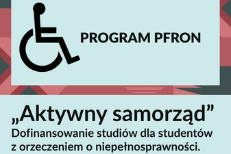 Dofinansowanie studiów dla studentów posiadających orzeczenie o niepełnosprawności